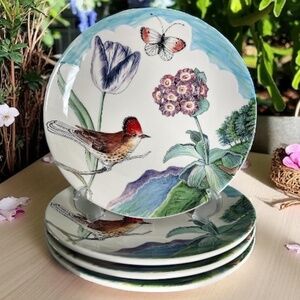 Fitz and Floyd “Flourish” Set of 4 Salad/Luncheon Plates